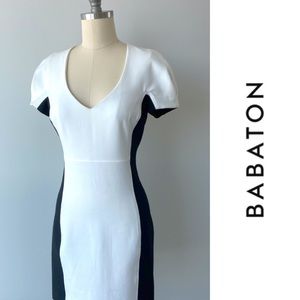 BABATON White/Black Dress